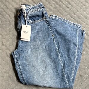 Brand new barrel leg  vervet by flying monkey jeans . Never worn size 25